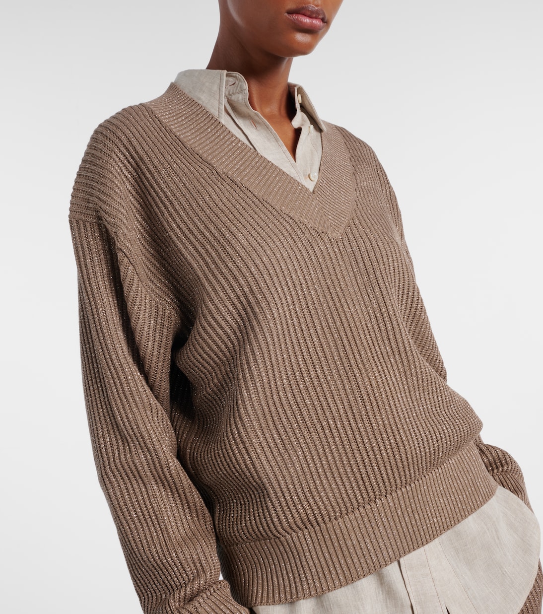 Pullover aus einem Baumwollgemisch | Brunello Cucinelli