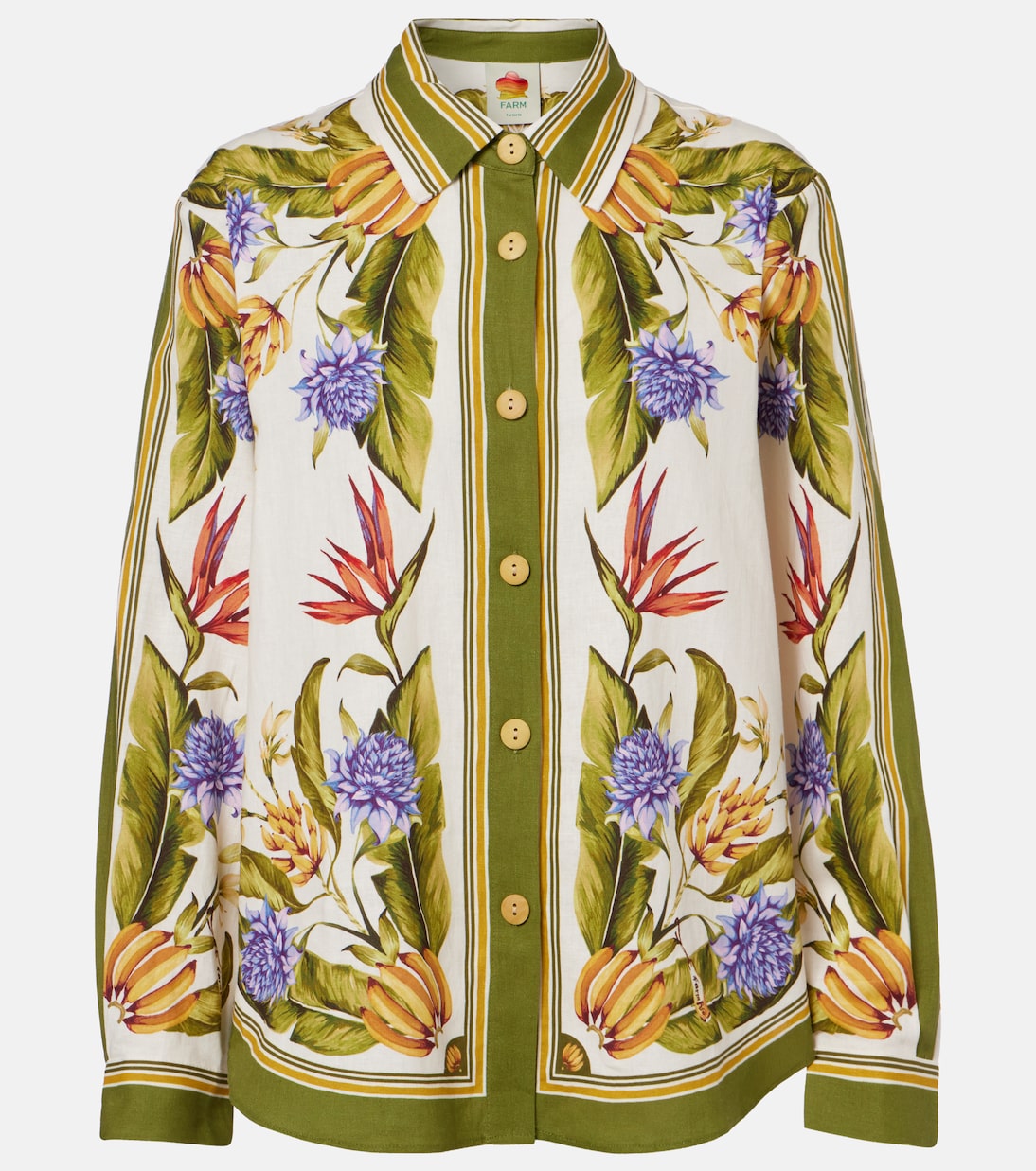 Hemd aus einem Leinengemisch | Farm Rio