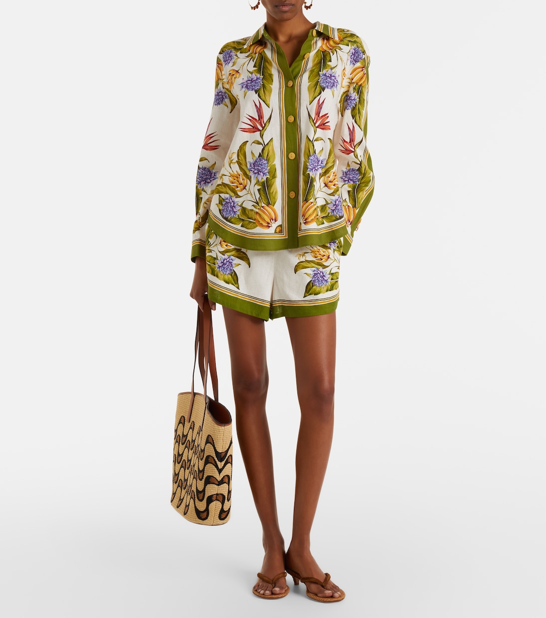 Hemd aus einem Leinengemisch | Farm Rio