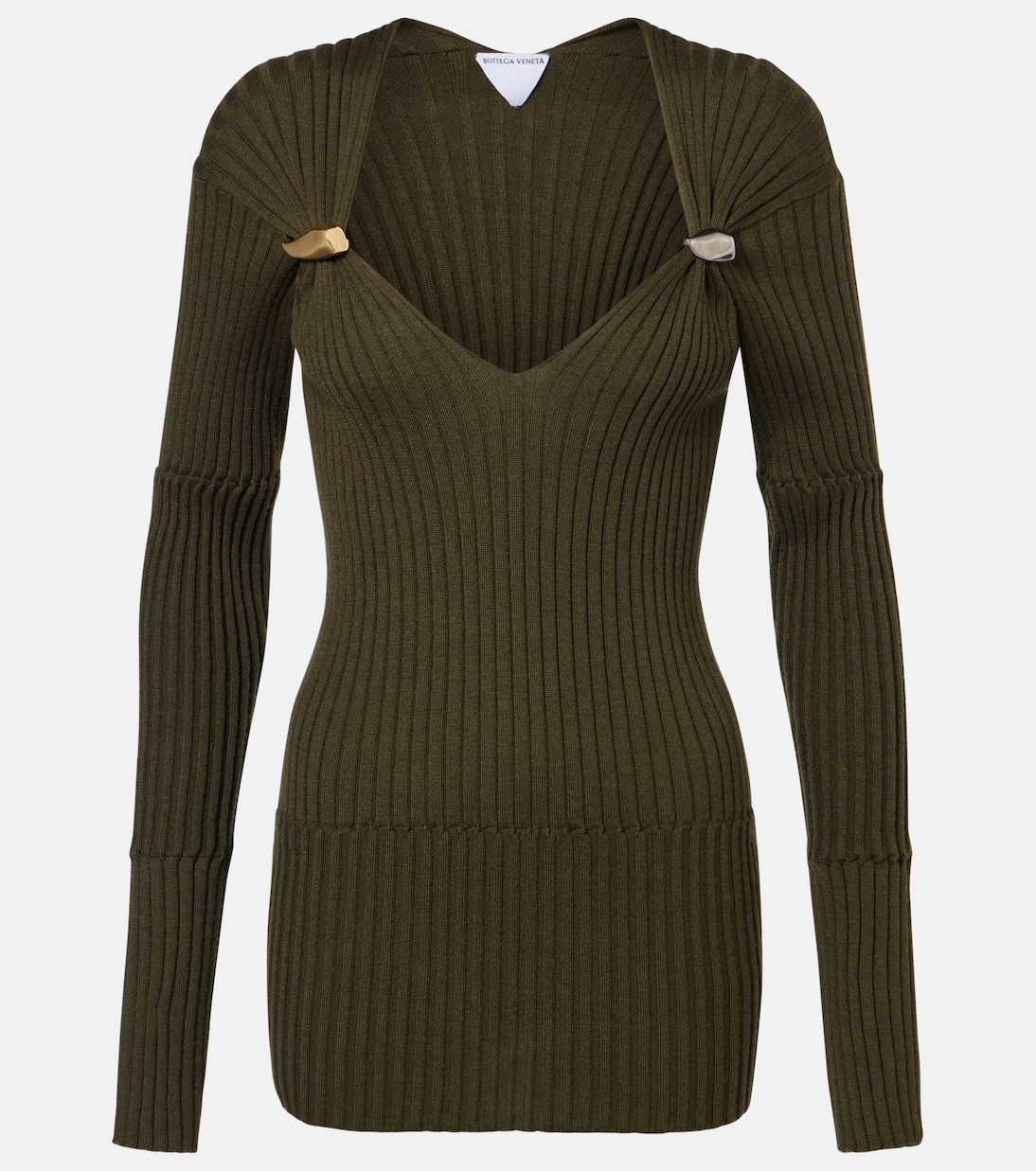 Rippstrick-Top aus Kaschmir und Seide | Bottega Veneta