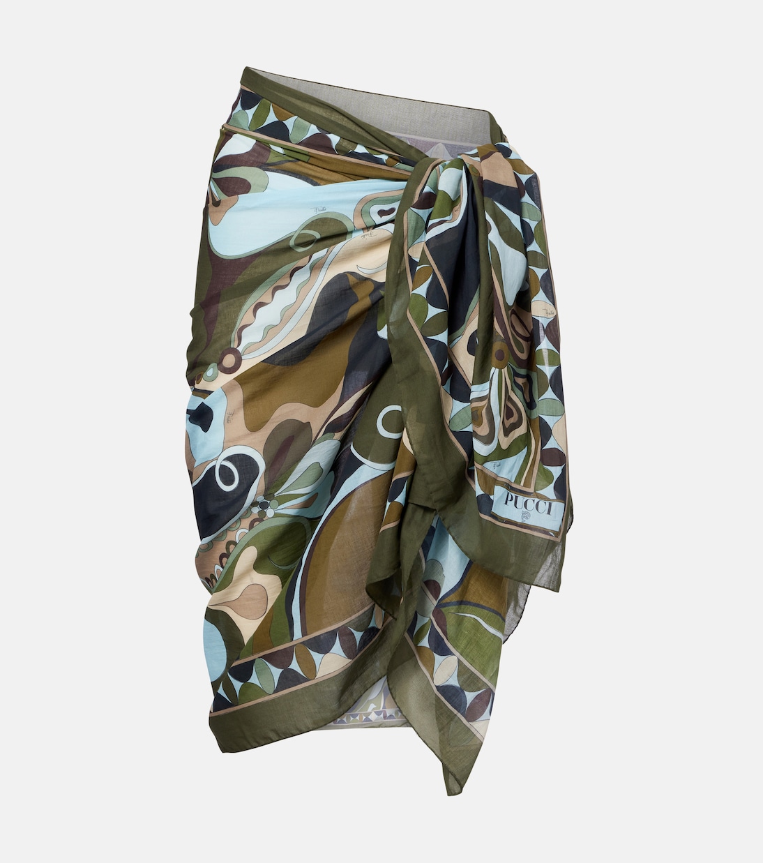 Orchidee cotton beach cover-up | Pucci