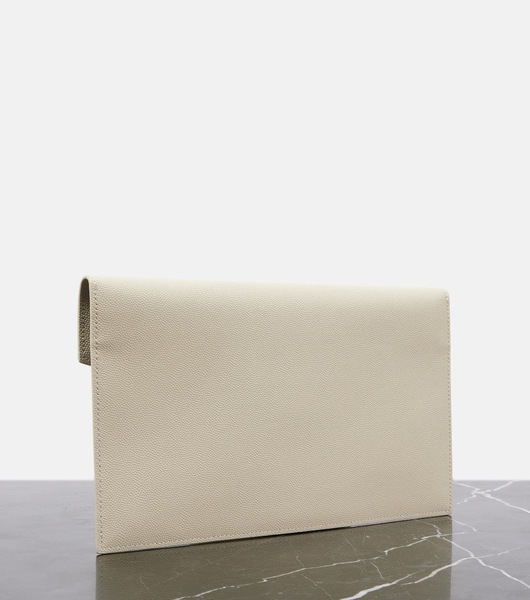 Uptown leather clutch | Saint Laurent