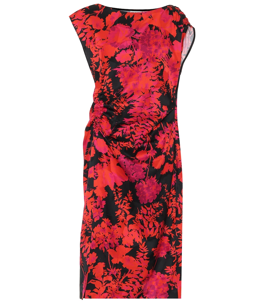 Miniabito a stampa floreale in misto cotone | Dries Van Noten