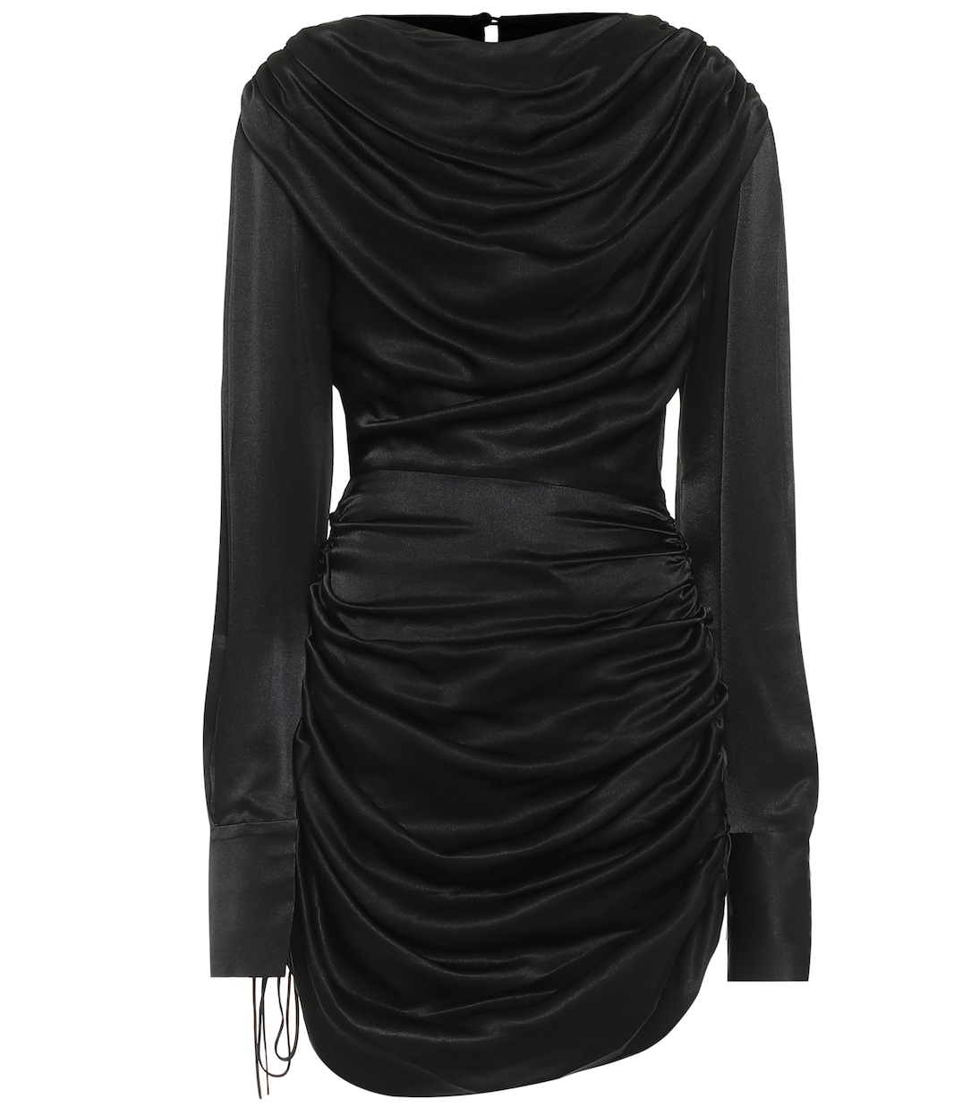 Ruched satin minidress | Matériel Tbilisi