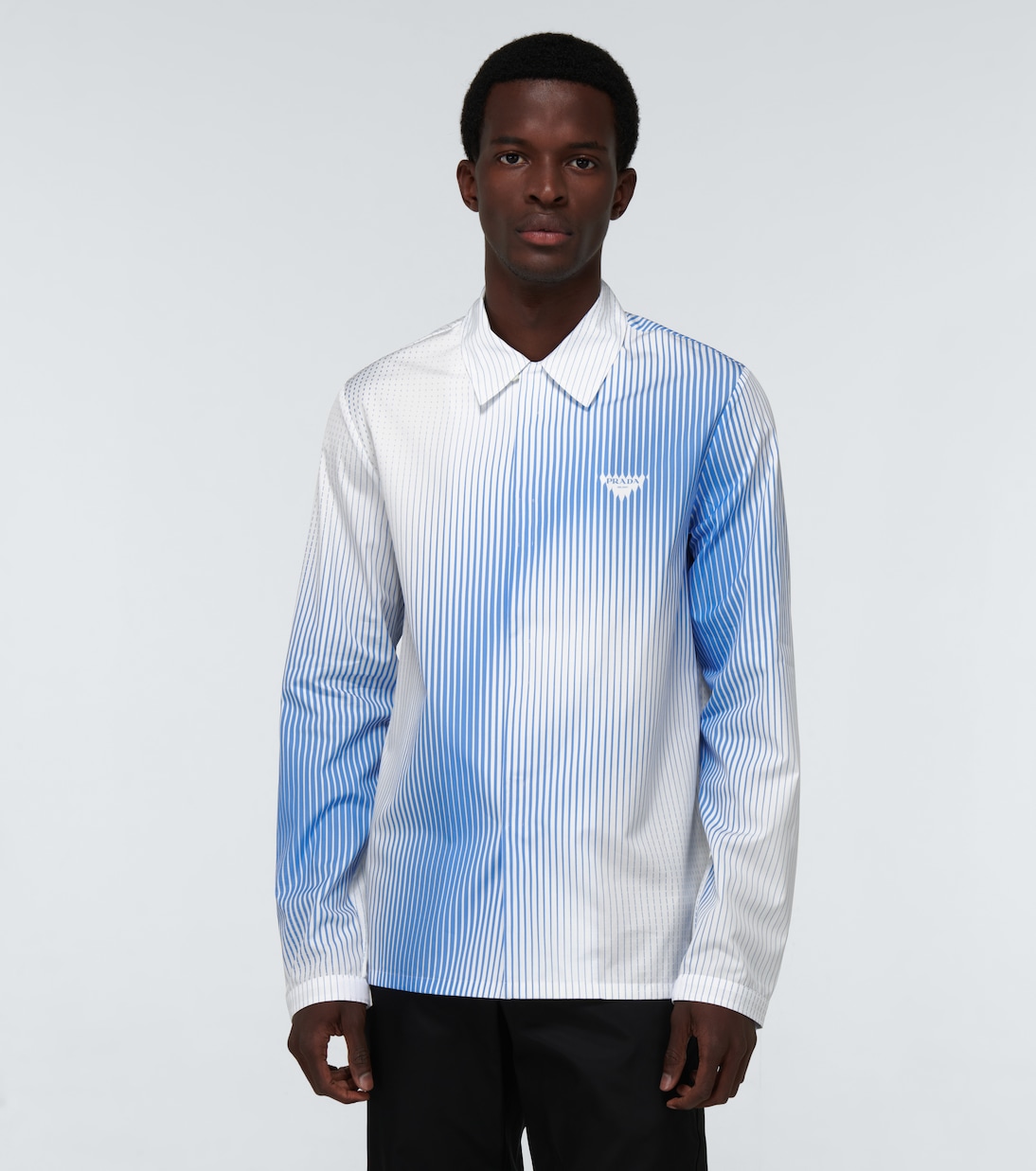 Prada printed shirt outlet