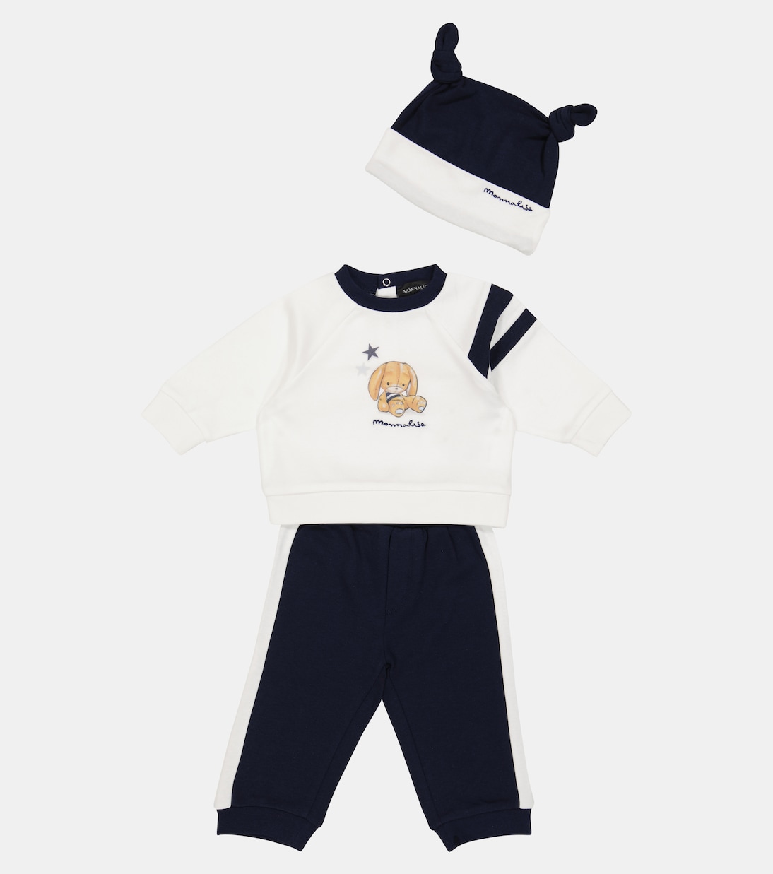 Baby - Tuta e berretto in cotone | Monnalisa
