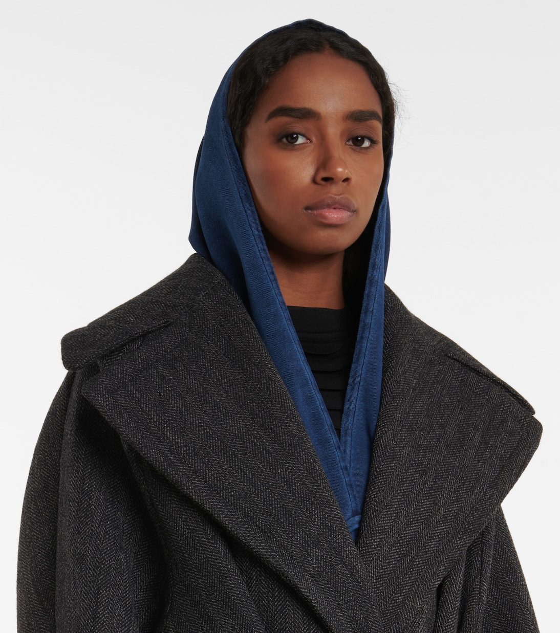 Cappuccio in maglia di jeans | Alaïa