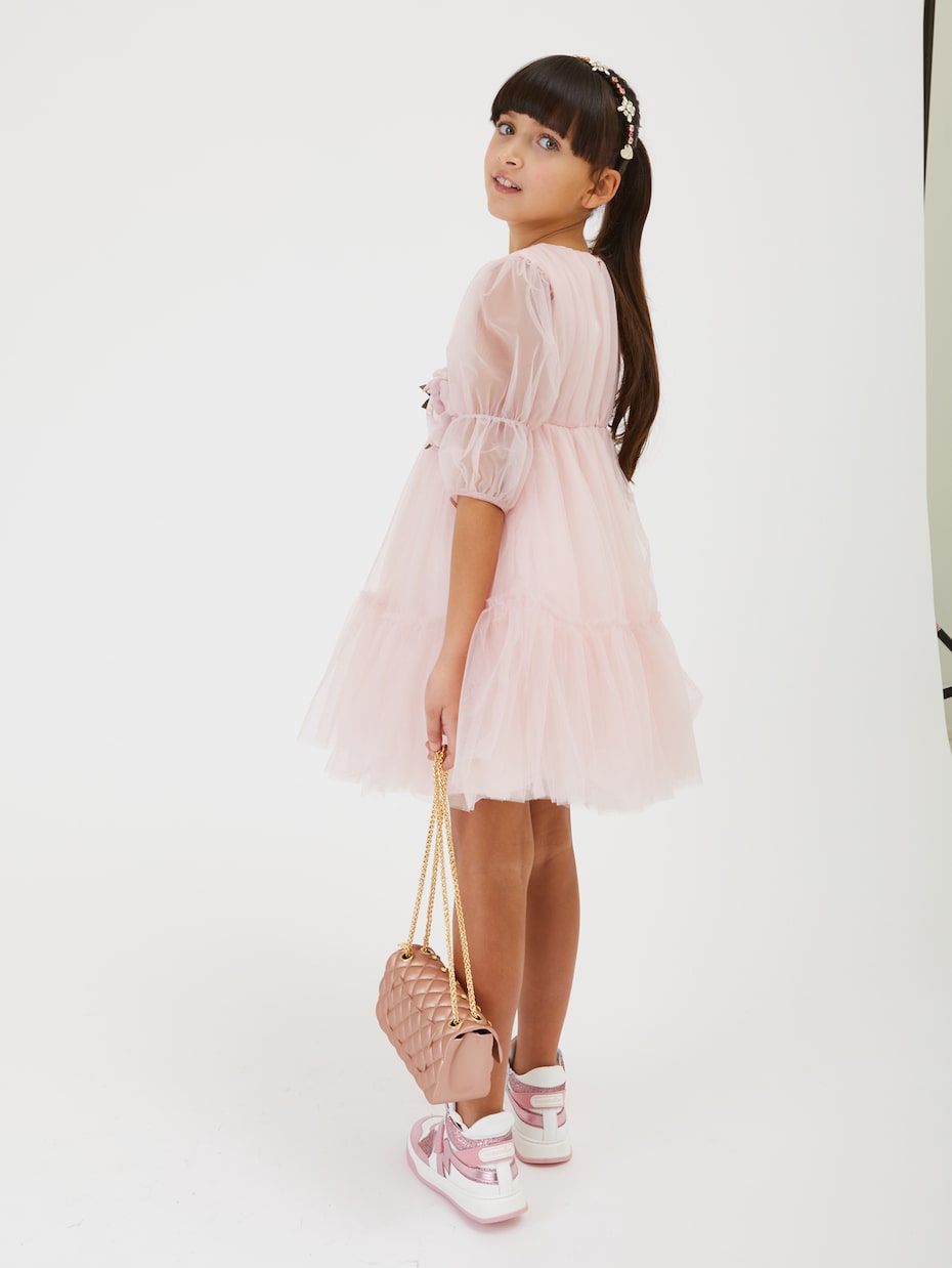 Kleid aus Tüll | Monnalisa