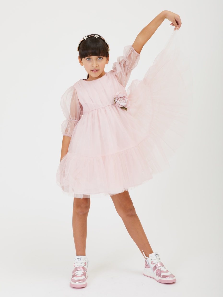 Kleid aus Tüll | Monnalisa