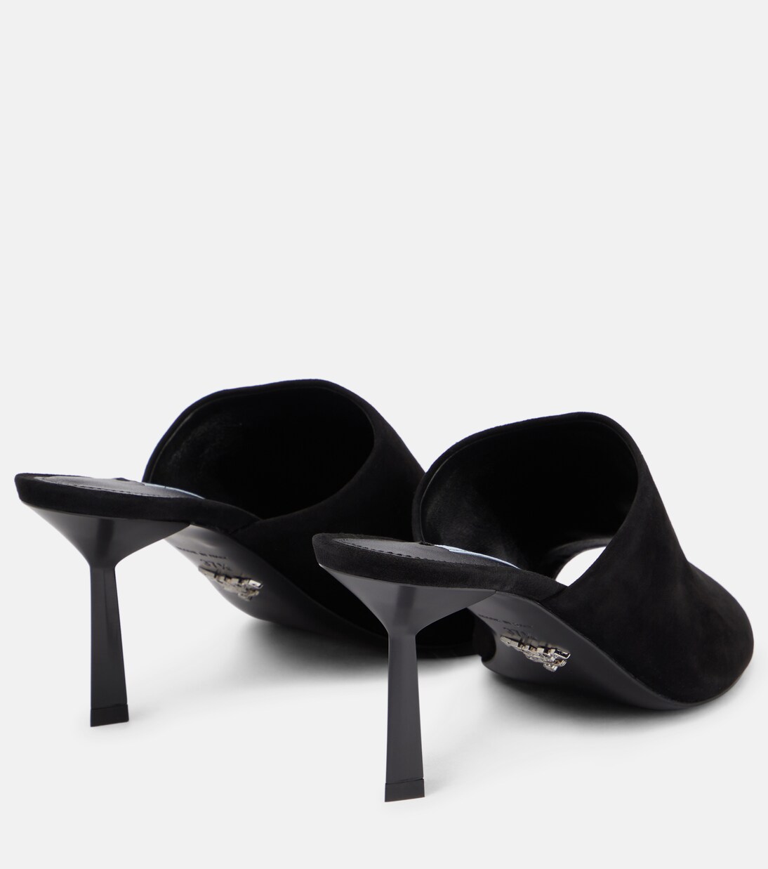 Logo suede mules | Prada