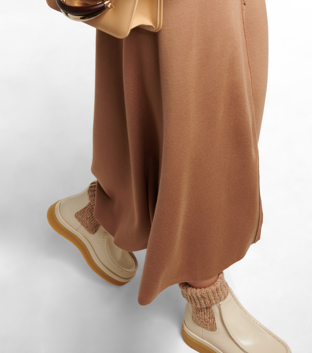 Button-down wool maxi dress | Chloé