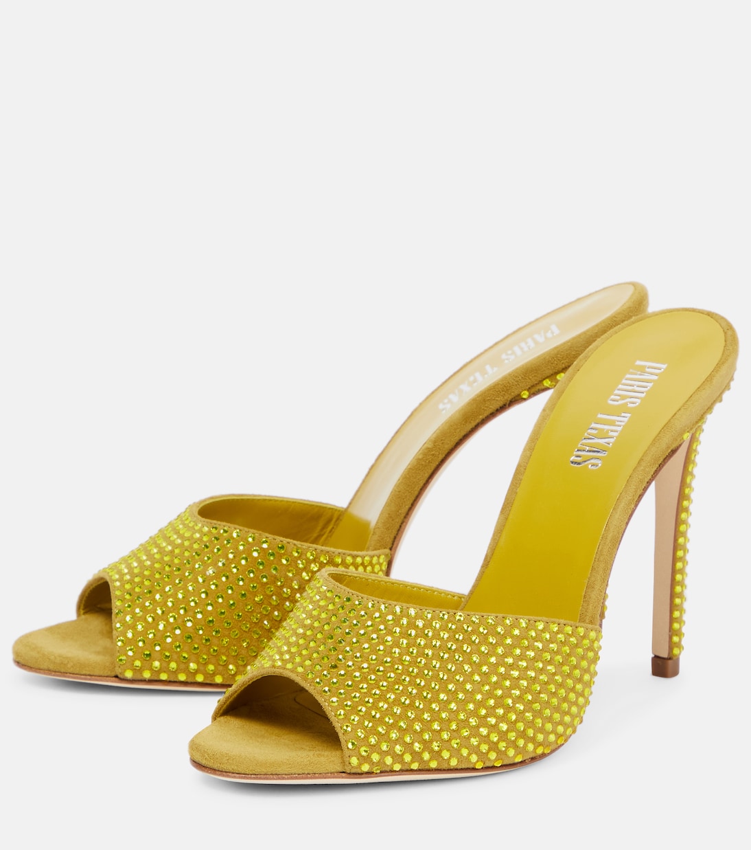 Holly embellished suede mules | Paris Texas