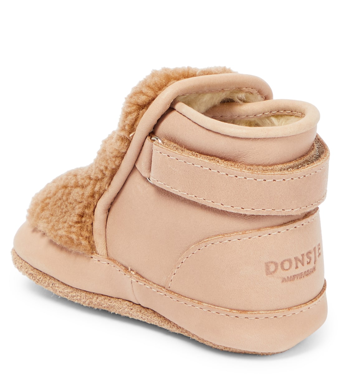 Baby Richy faux shearling booties | Donsje