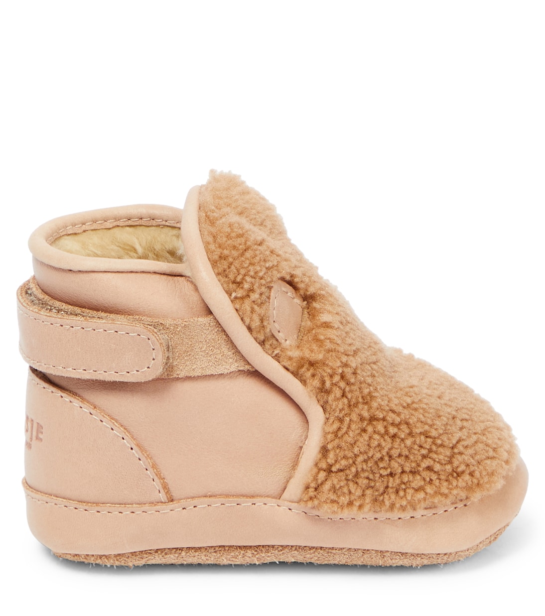 Baby Richy faux shearling booties | Donsje