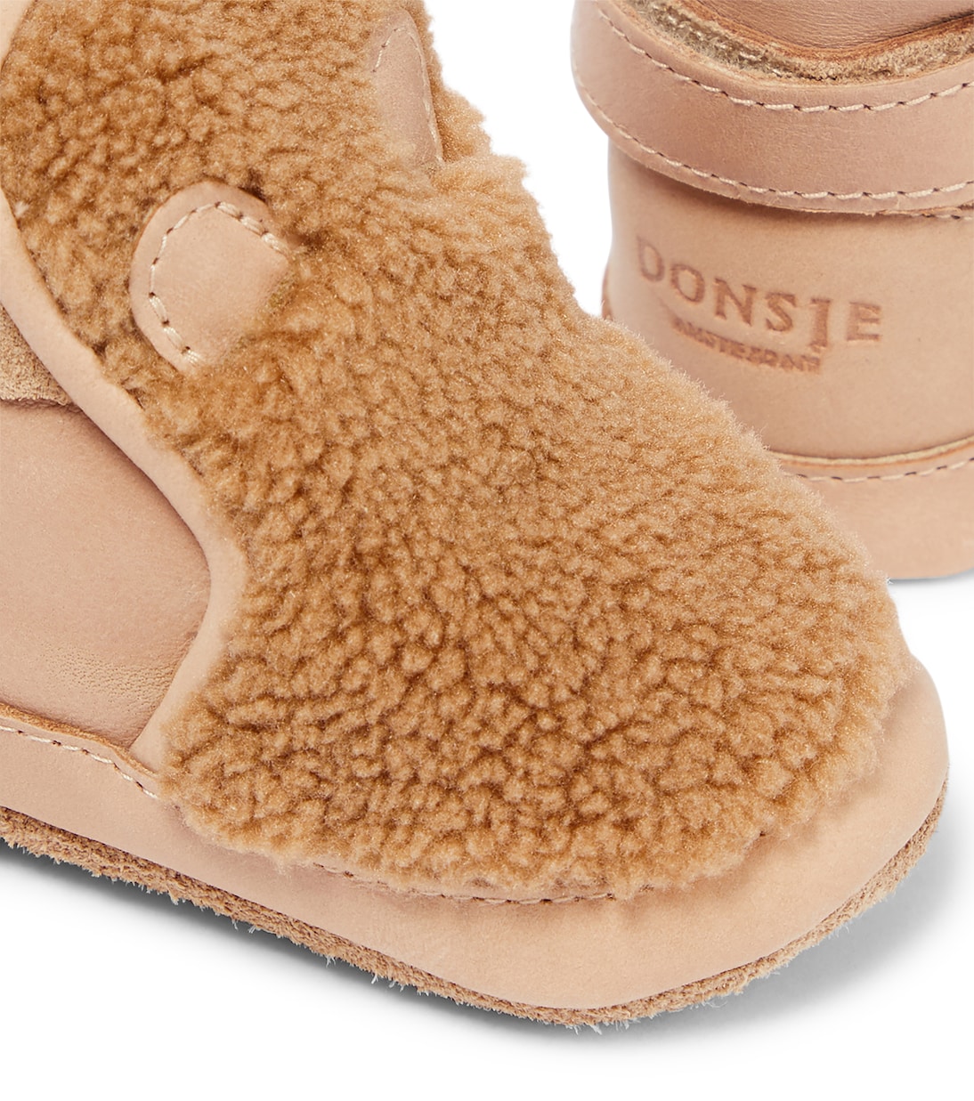 Baby Richy faux shearling booties | Donsje