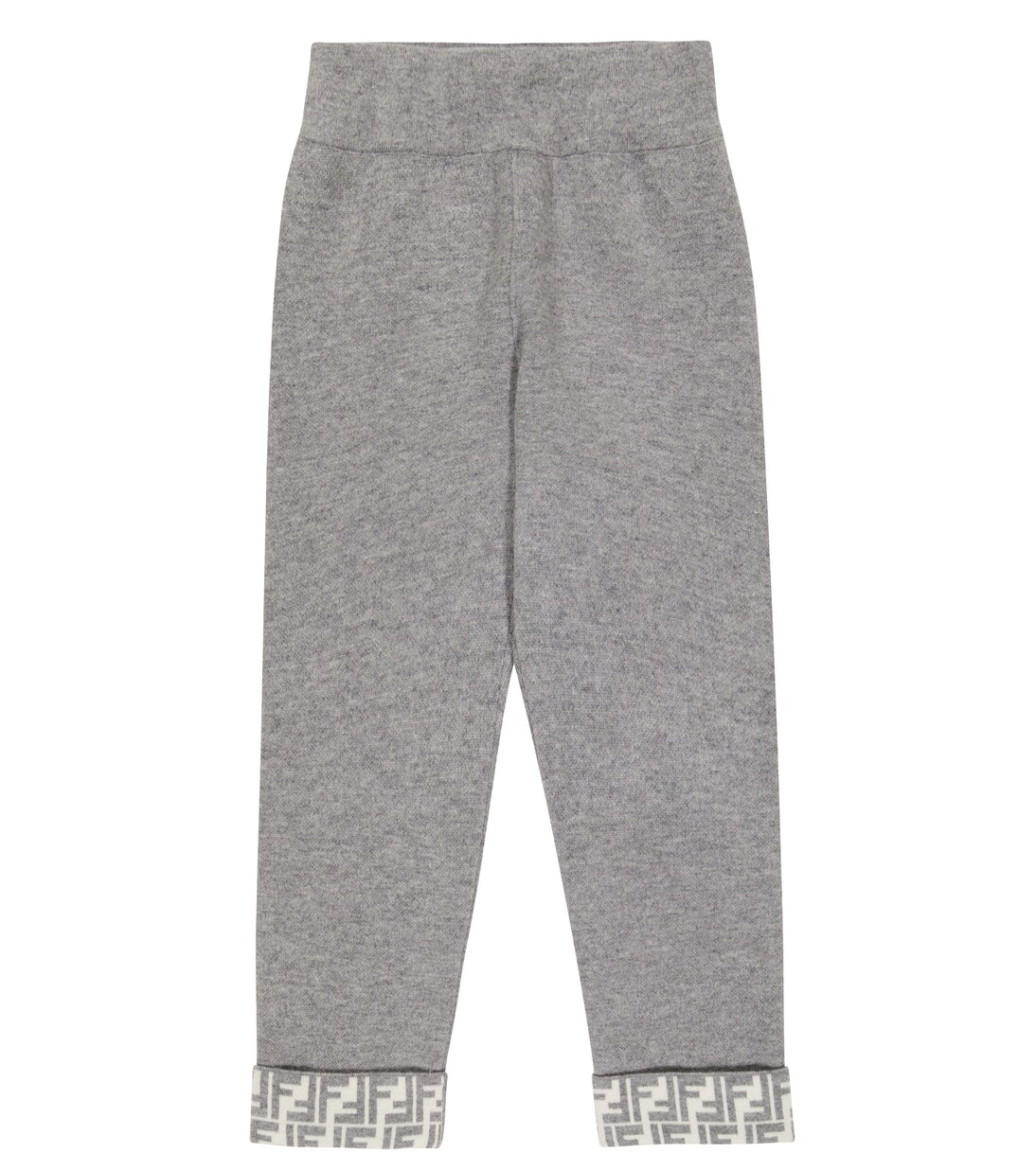 Reversible wool and cashmere sweatpants | Fendi Kids