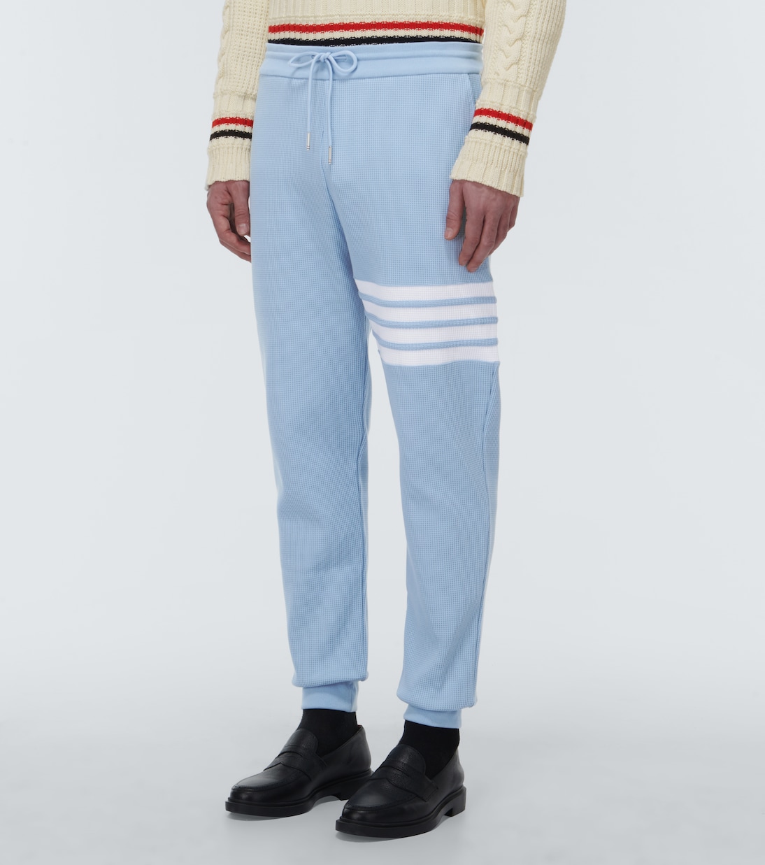 Pantaloni sportivi 4-Bar in cotone | Thom Browne