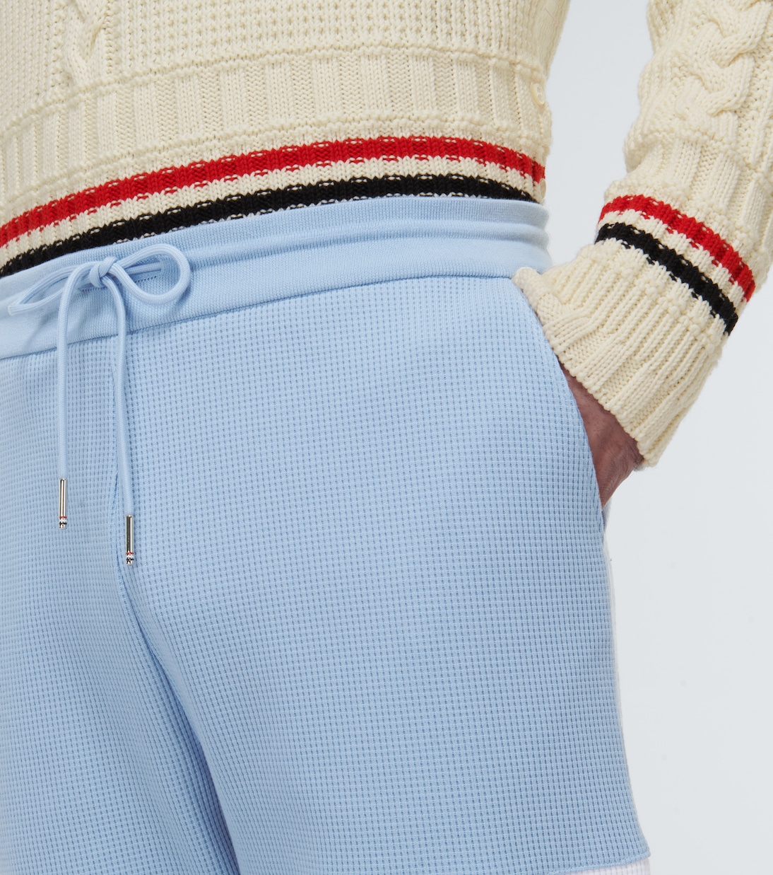 Pantaloni sportivi 4-Bar in cotone | Thom Browne