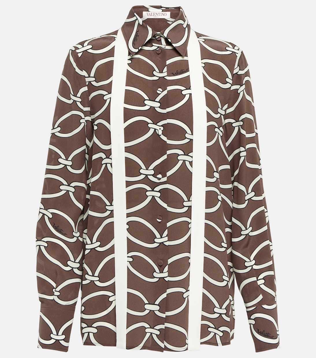 Camisa Chain 1967 de seda | Valentino