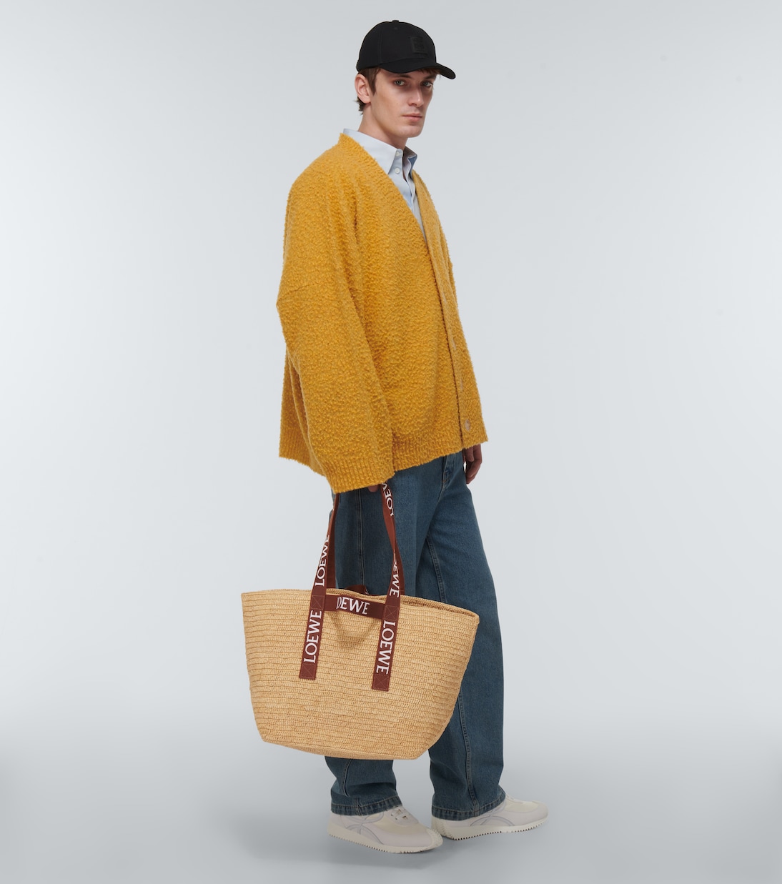 Paula's Ibiza - Borsa Fold Shopper in rafia | Loewe