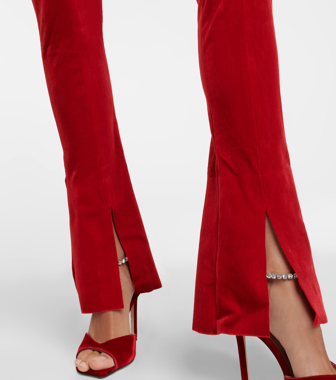 Flared velvet leggings | Norma Kamali