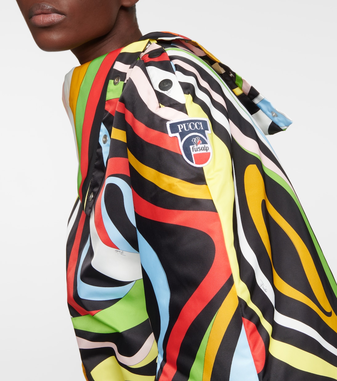 x Fusalp - Poncho Marmo  | Pucci