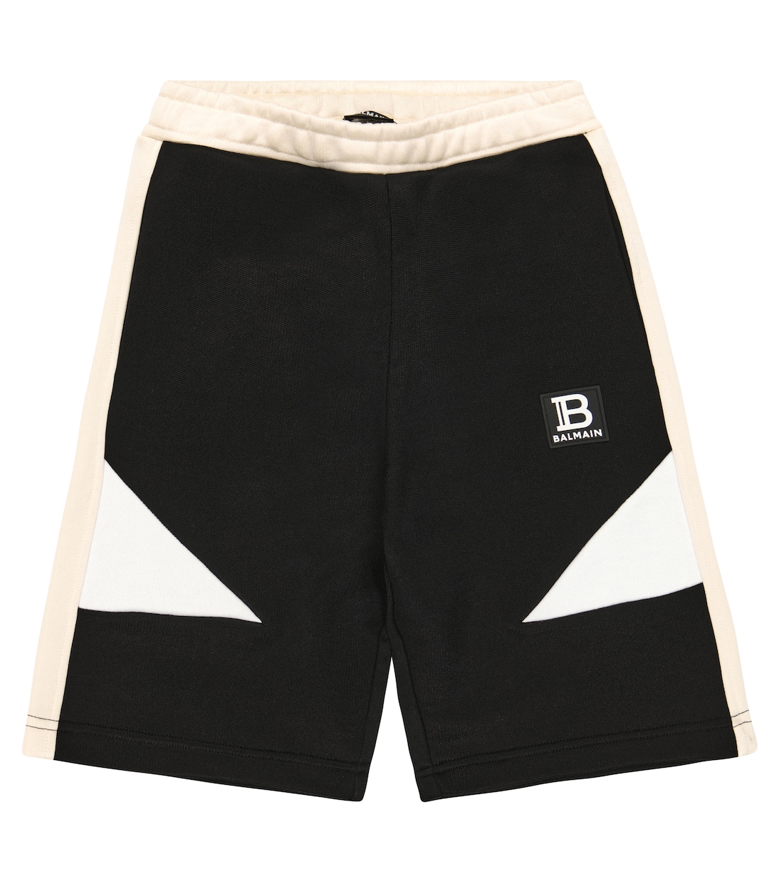 Shorts de jersey en mezcla de algodón | Balmain Kids