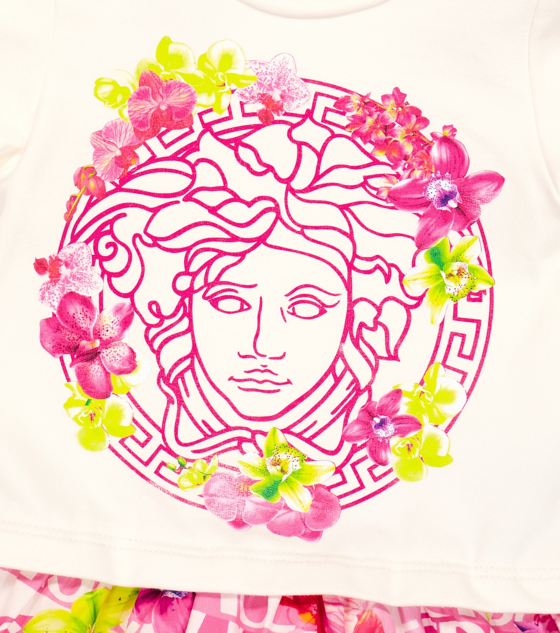 Baby - Abito Medusa in misto cotone | Versace Kids
