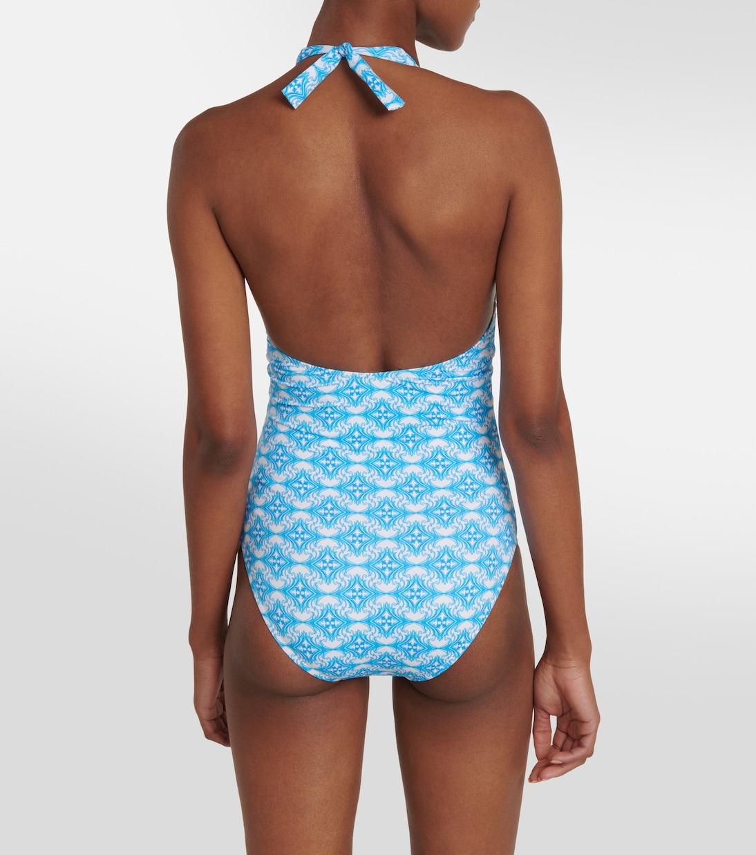 Rimini printed halterneck swimsuit | Melissa Odabash