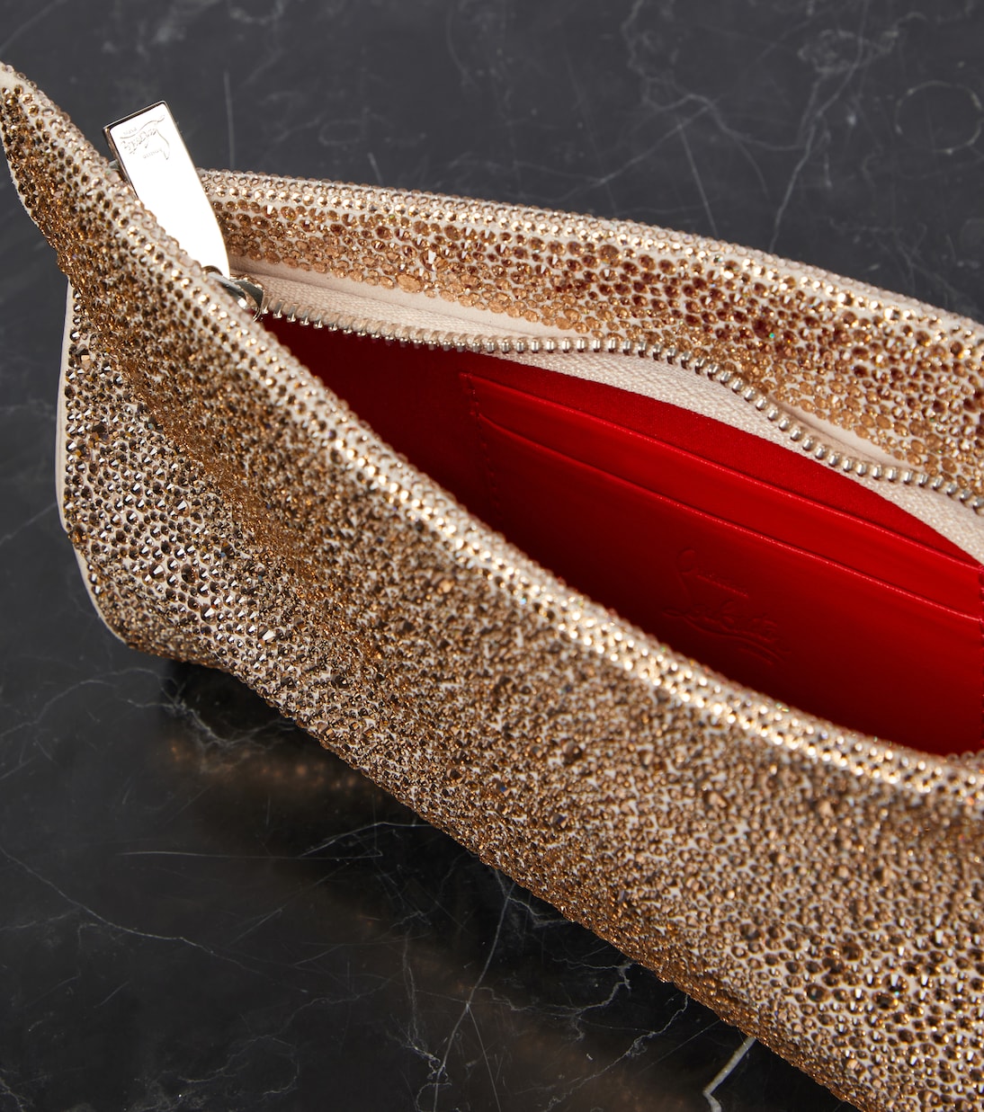 Clutch Small Loubtitwist in pelle | Christian Louboutin