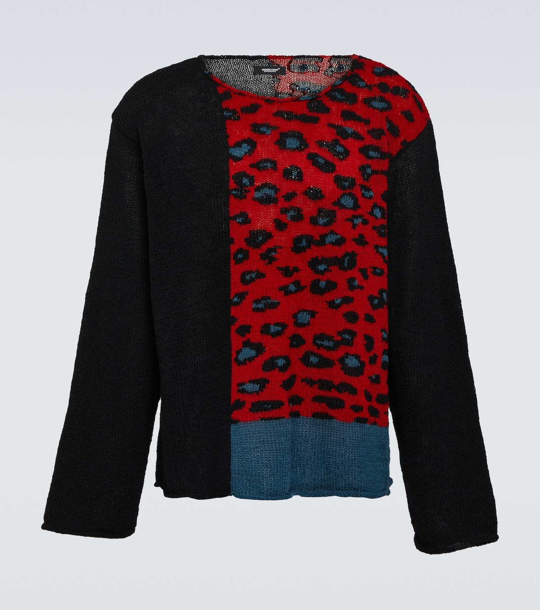 Leopard-print wool sweater  | Undercover