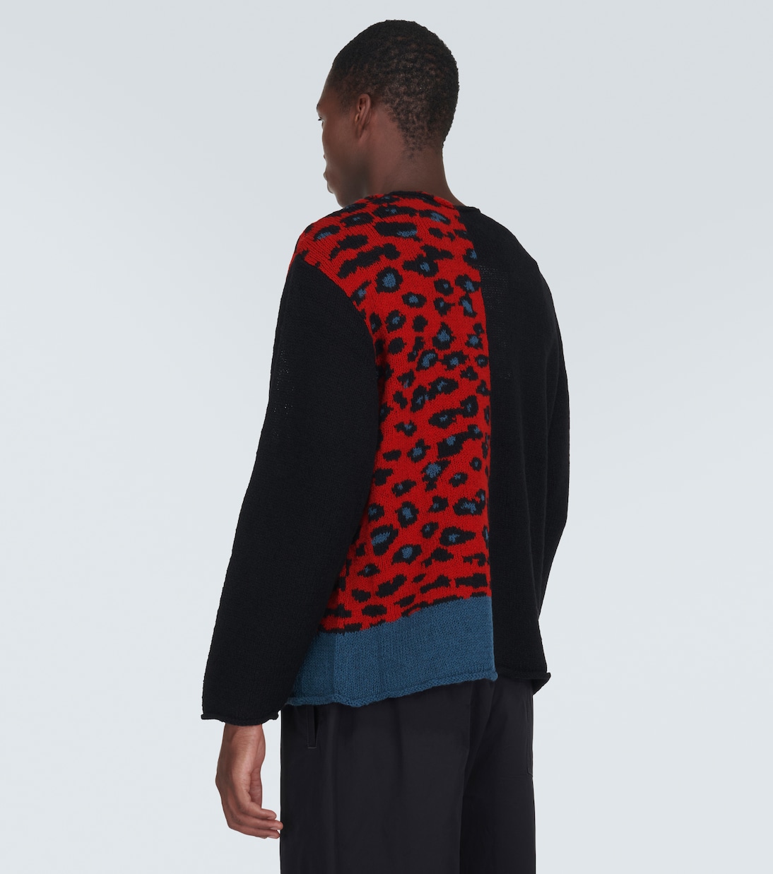 Leopard-print wool sweater  | Undercover