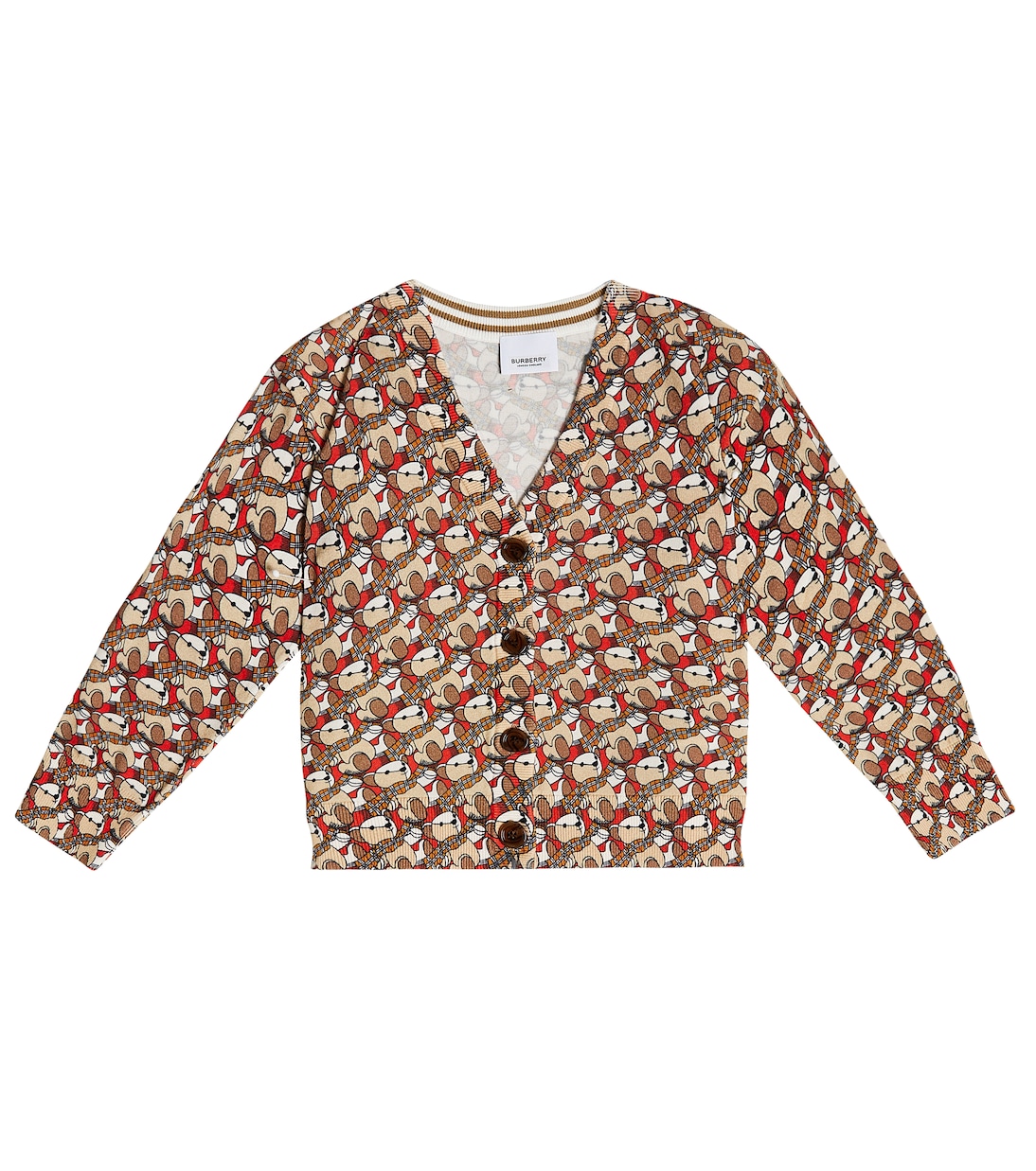 Cárdigan Thomas Bear de algodón | Burberry Kids