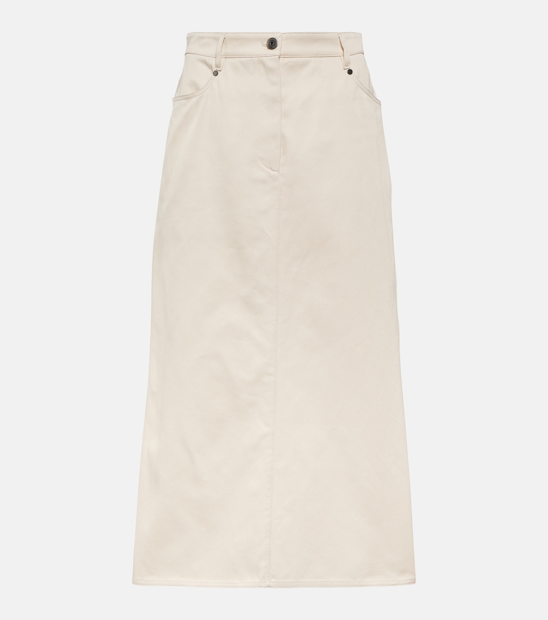 Gonna midi di jeans | Brunello Cucinelli