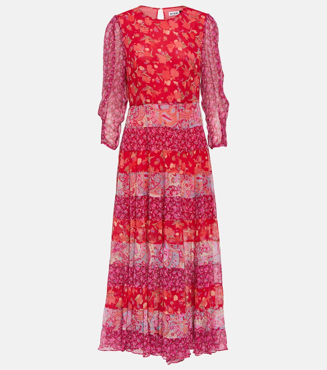 Kristen floral voile midi dress | Rixo