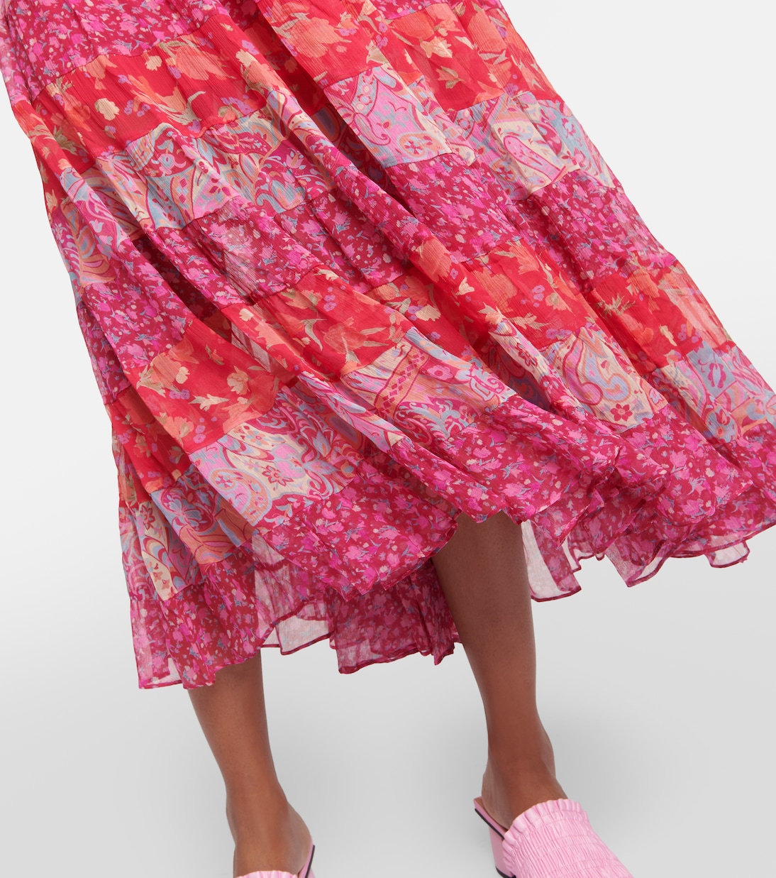 Kristen floral voile midi dress | Rixo