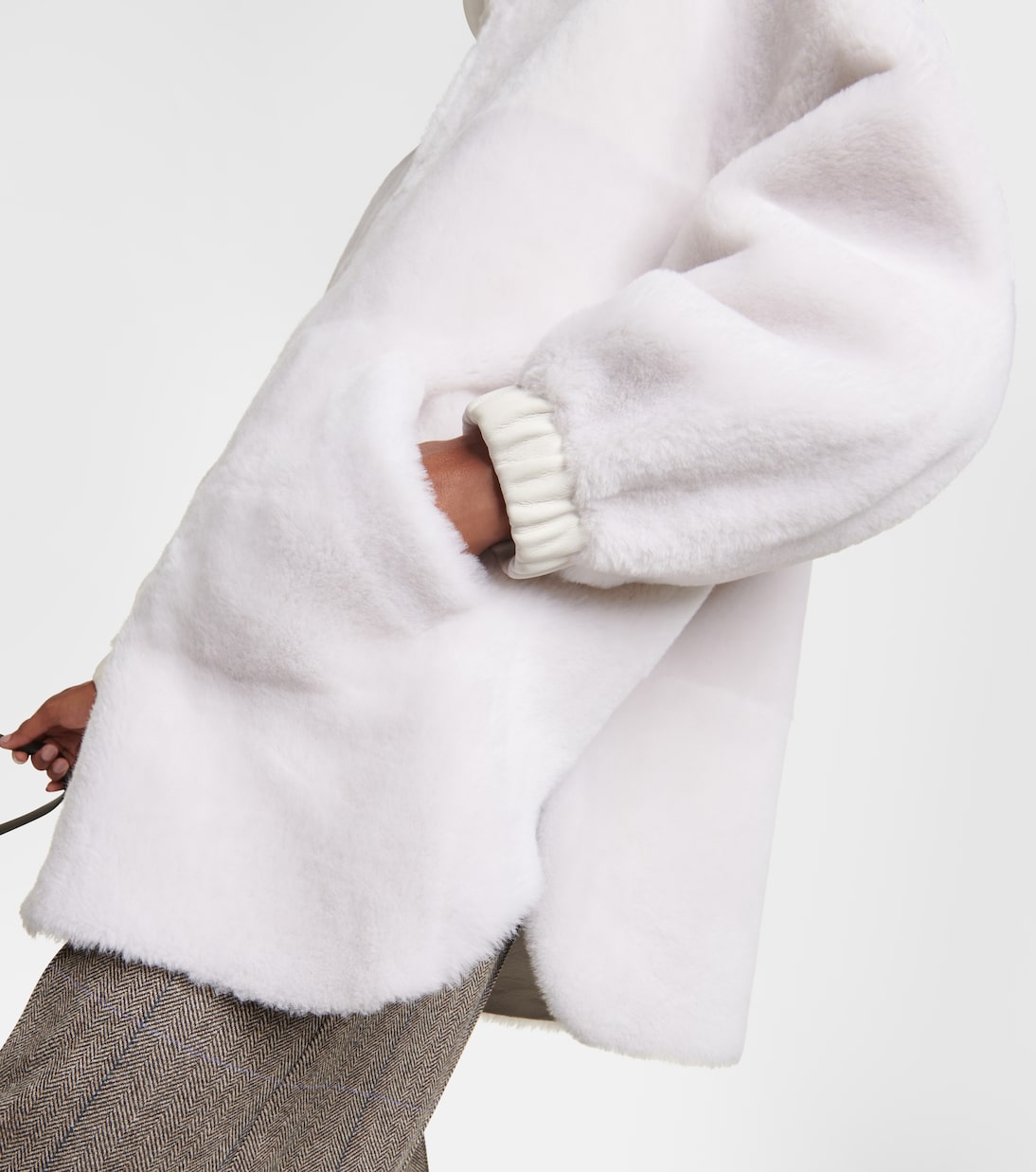 Chaqueta reversible de borrego | Blancha