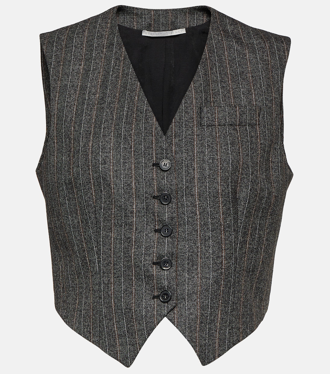 Gilet cropped in lana | Stella McCartney