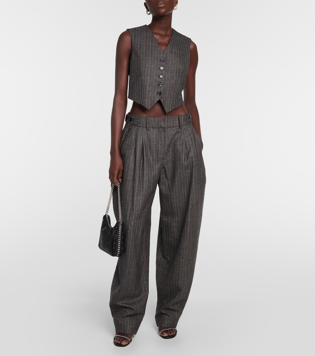 Gilet cropped in lana | Stella McCartney