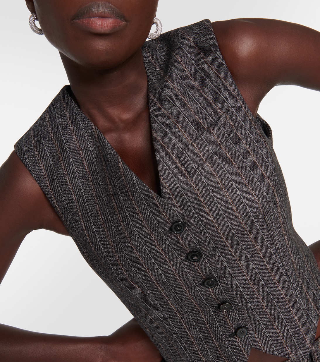 Gilet cropped in lana | Stella McCartney