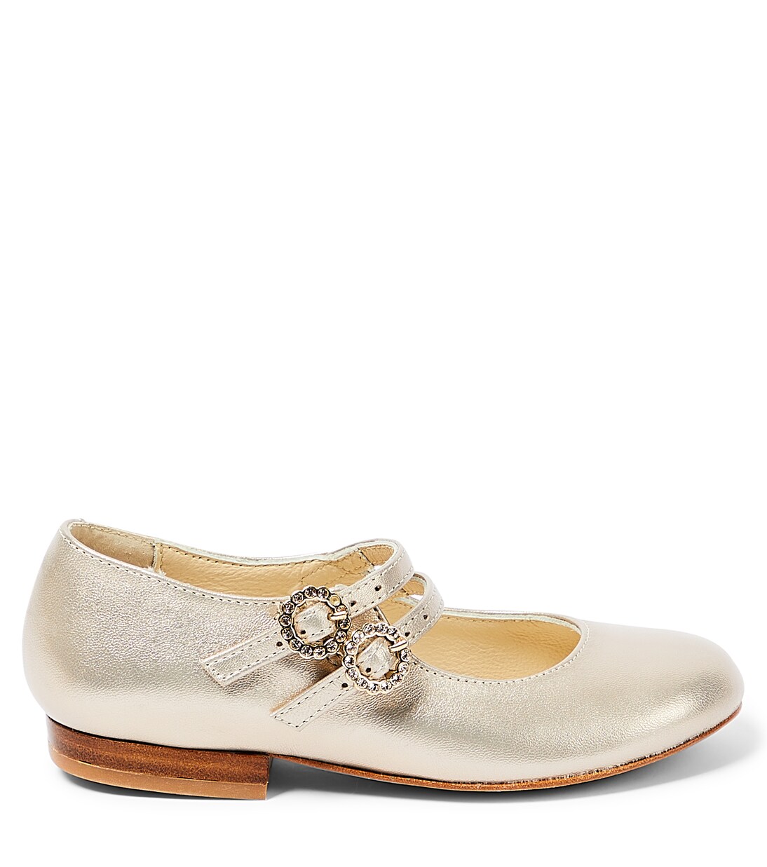 Ballerines Tam en cuir métallisé | Bonpoint