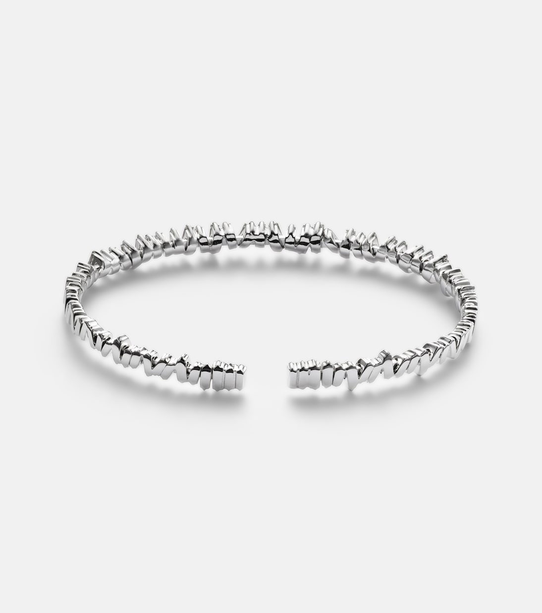 Bracciale in oro bianco 18kt con diamanti, stile moderno per giovani trendsetter