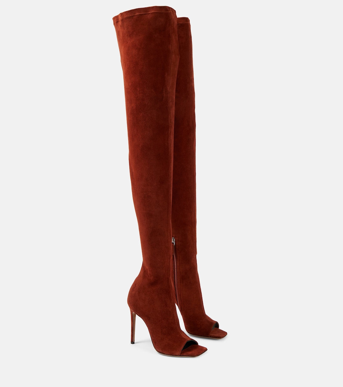 Stivali cuissardes Amanda 105 in suede | Paris Texas