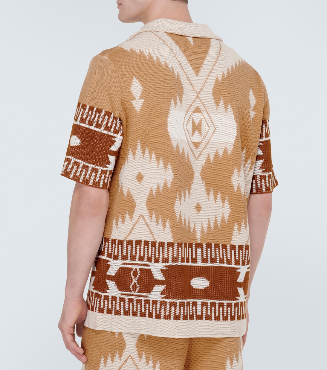 Camicia Icon Piquet in cotone jacquard | Alanui