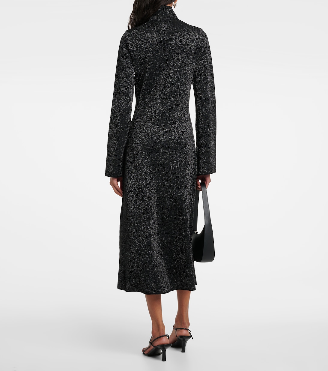 Vestido midi Double Face de mezcla de lana | Joseph
