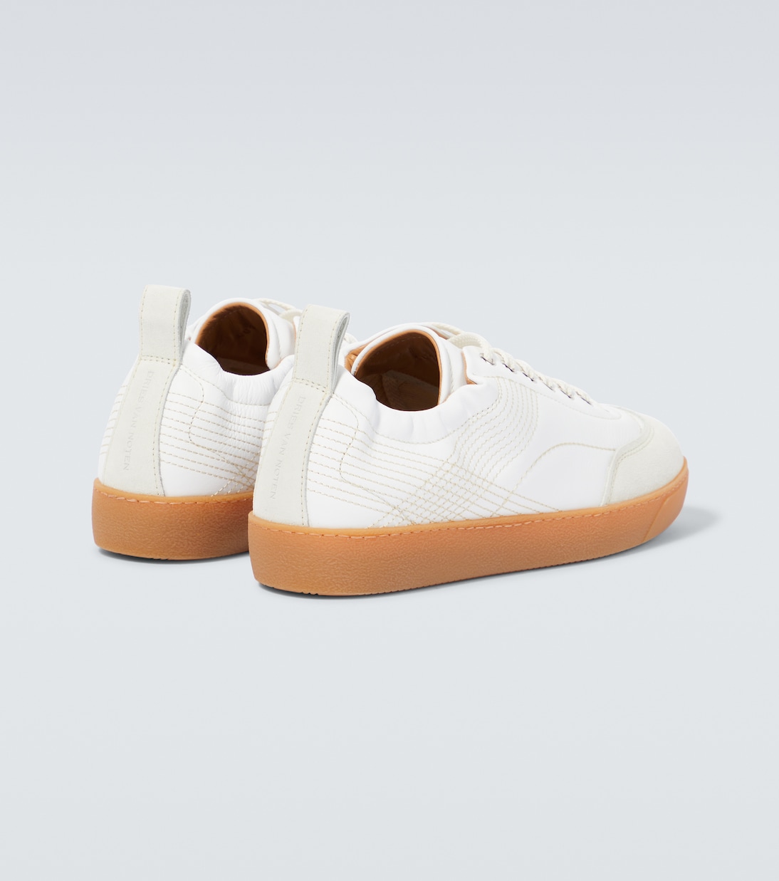 Baskets en cuir et daim | Dries Van Noten
