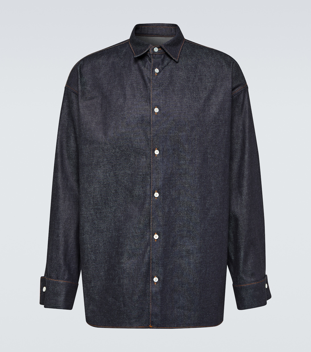 Camicia di jeans con logo | Prada
