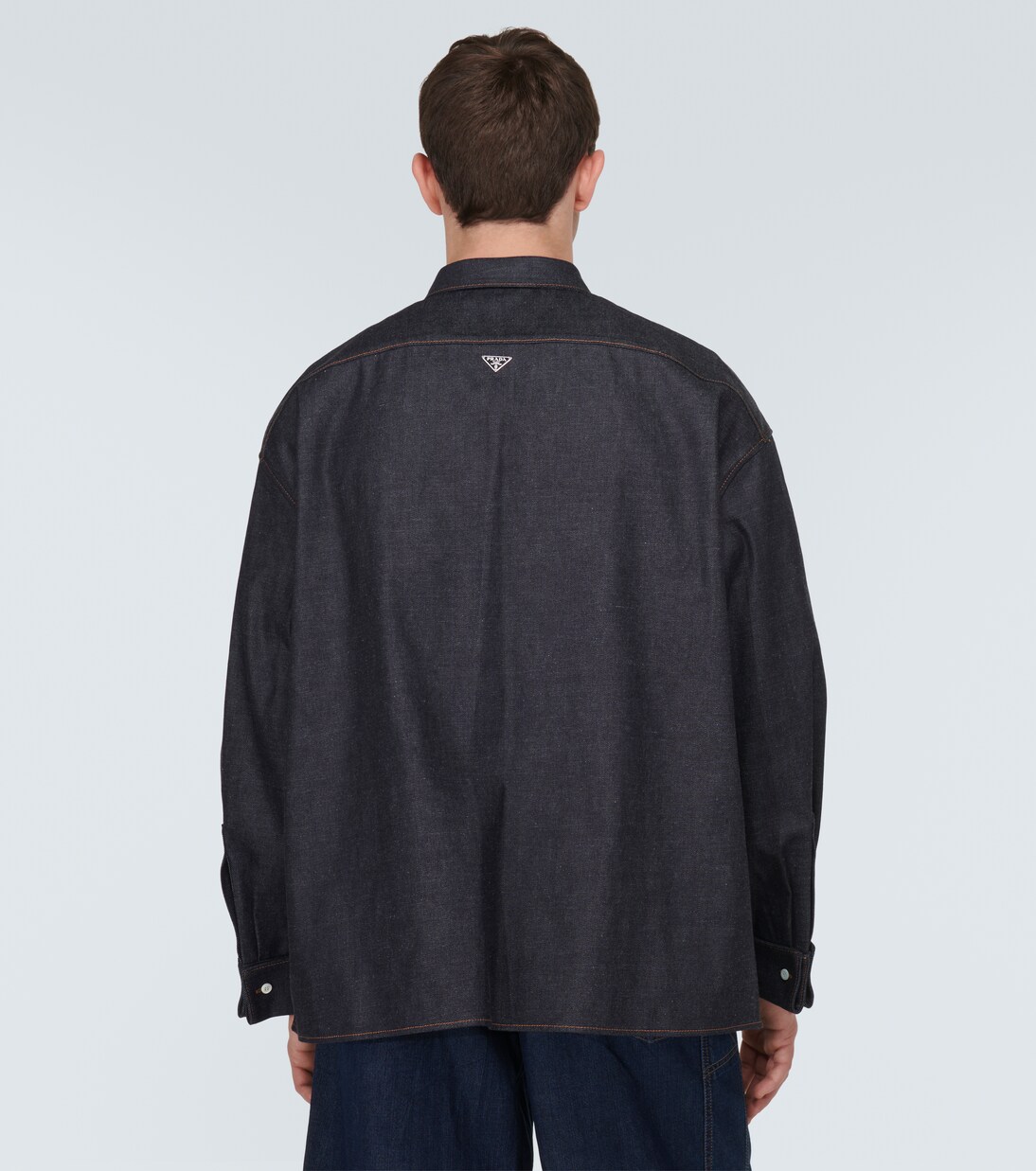 Camicia di jeans con logo | Prada