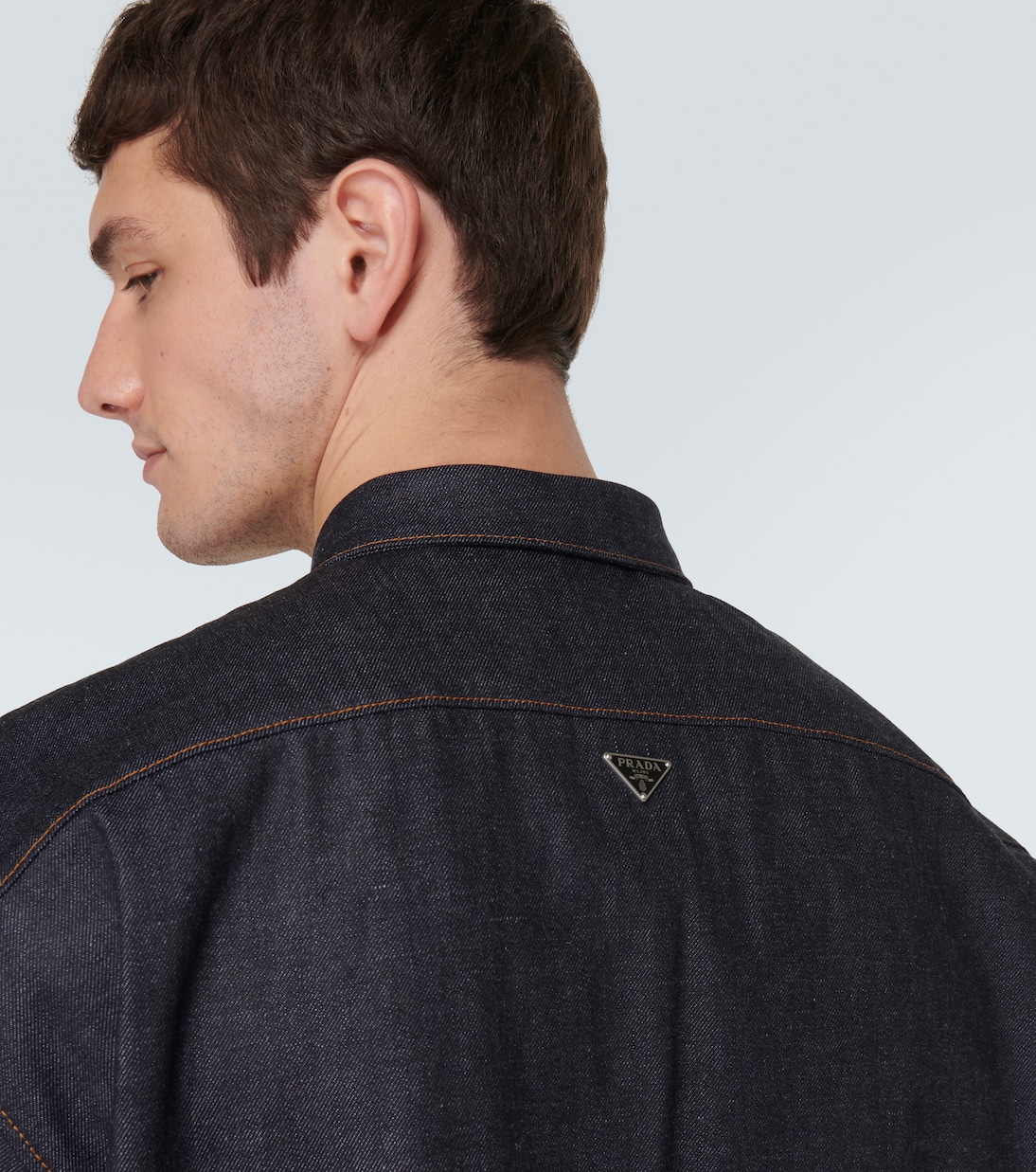 Camicia di jeans con logo | Prada