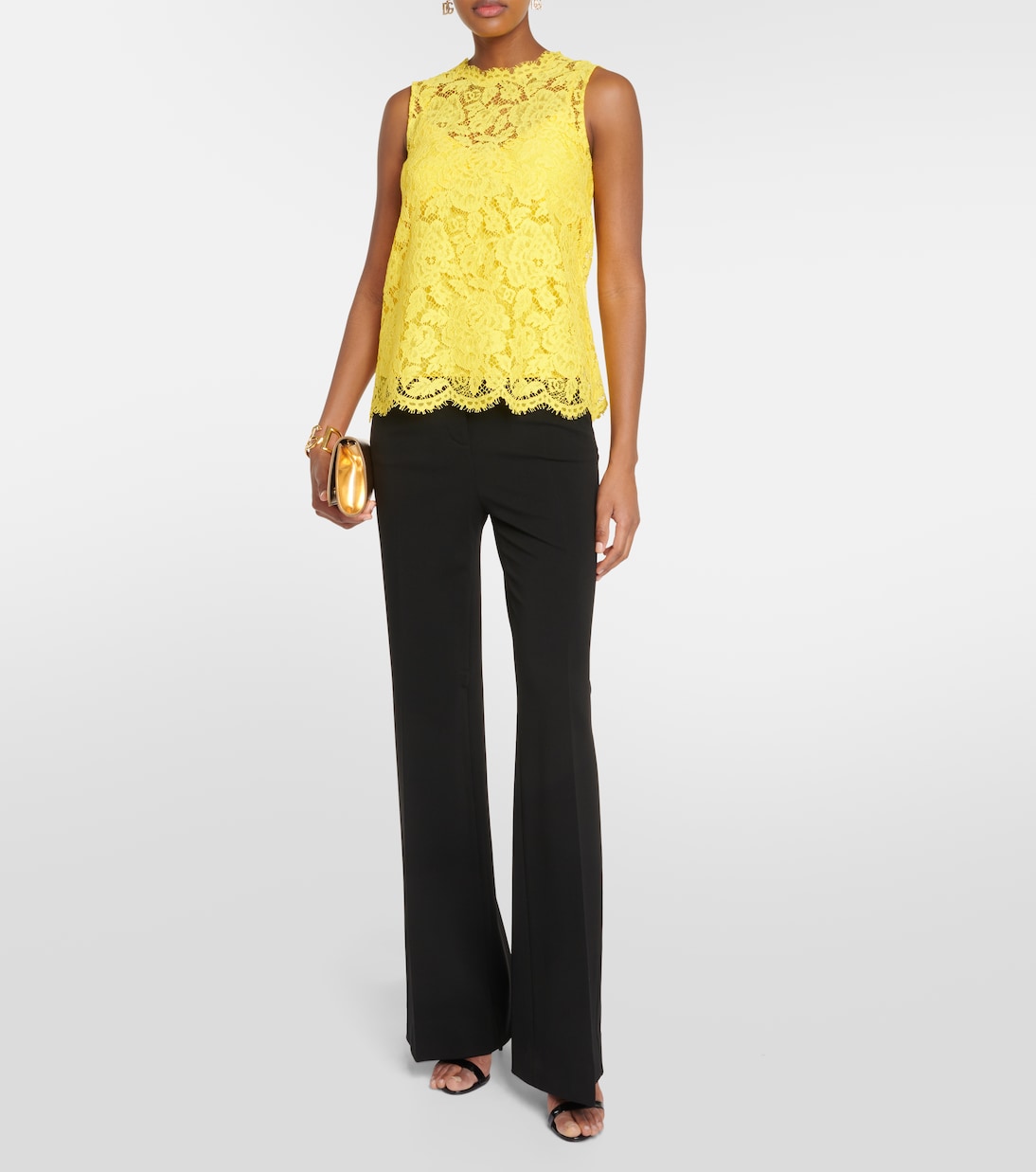 Floral lace top | Dolce&Gabbana